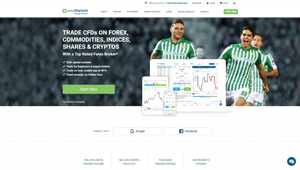 easyMarkets Forex broker homepage